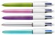 BIC       Kugelschreiber Shine       1mm - 902128    4-farbig, 20 Stück