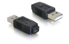 DeLock USB 2.0 Adapter USB-A Stecker - USB-MicroB Buchse