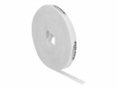 DeLock Klettband 10 m x 15 mm Weiss, Breite