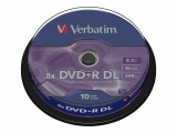 Verbatim DVD+R 8x Double Layer 8.5GB, 10-Pk