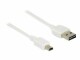 Image 2 DeLock USB2.0-Easy Kabel, A-MiniB, 1m, Weiss