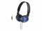 Bild 3 Sony On-Ear-Kopfhörer MDR-ZX310 Schwarz; Blau, Detailfarbe