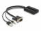 Bild 3 DeLock Adapter mit Audio HDMI - VGA, Kabeltyp: Adapter