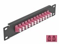 DeLock Verteilerplatte 10? LWL Patchpanel 12 Port LC Duplex