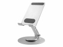 VISION Turntable Phone Stand Silver