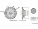 Bild 1 Pioneer 2-Weg Lautsprecher TS-170Ci, Tiefe: 4.6 cm, Lautsprecher