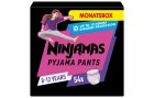 Pampers Nachtwindeln Ninjamas Mädchen 8-12 Jahre, 54 Stk.