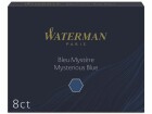 WATERMANN WATERMAN Tintenpatrone Standard Dunkelblau, 8 Stück