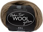 Creativ Company Wolle Oeko-Tex 50 g, Hellbraun, Packungsgrösse: 1 Stück