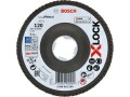 Bosch Professional Fächerschleifscheibe X-LOCK Best for Metal K120, 125 mm