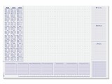 Sigel Schreibunterlage Lilac, 410 x 595 mm mit Kalender