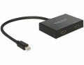 DeLock 2-Port Signalsplitter Mini-DP - 2x HDMI, Anzahl Ports