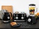 FURBER Wasserkocher, Standmixer und Toaster Set, Schwarz glanz