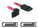 DeLock SATA2-Kabel rot, gewinkelt, 30 cm, Datenanschluss Seite A