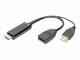 Digitus - Adapterkabel - HDMI männlich zu USB, DisplayPort