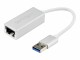 StarTech.com - USB 3.0 to Gigabit Network Adapter - Silver - Sleek Aluminum Design for MacBook, Chromebook or Tablet - Native Driver Support (USB31000SA)