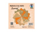 URSUS Bastelpapier Indian Colours 13.7 x 13.7 cm, Orange