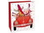 Braun + Company Geschenktasche Santa's Red Car 18 x 21 x