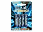 Maxell Europe LTD. Batterie AA Super Alkaline 4 Stück, Batterietyp: AA