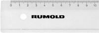 RUMOLD    RUMOLD Règle plate 30cm FL46/30 transparent, Pas de droit