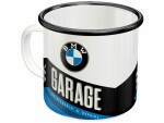 Nostalgic Art Universaltasse BMW Garage 360 ml, 1 Stück, Schwarz/Weiss