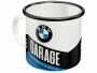 Nostalgic Art Universaltasse BMW Garage 360 ml, 1 Stück, Schwarz/Weiss