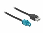 DeLock USB-Kabel HSD Z - USB-A, (f-f) 1 m