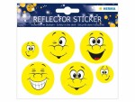 Herma Stickers Motivsticker Happy Face Reflektor, Motiv: Smile