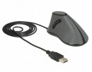 DeLock Ergonomische Maus 12527 USB, Maus-Typ: Ergonomisch, Maus