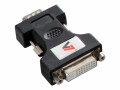 V7 Videoseven V7 - VGA-Adapter - HD-15 (VGA) (M) zu DVI-I (W) - Schwarz