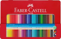 FABER-CASTELL Farbstifte Colour Grip 112435 36 Farben Metalletui, Kein