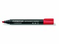 Staedtler Permanent-Marker Lumocolor 350 Rot, permanent