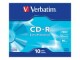 Verbatim CD-R 0.7 GB, Slimcase (10 Stück), Medientyp: CD-R