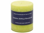 Schulthess Kerzen Duftkerze Green Apple Rhubarb Ø 7 cm, Natürlich