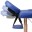 Bild 7 vidaXL Massageliege Klappbar 2-Zonen mit Holzgestell Blau