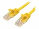 StarTech.com - 5m Yellow Cat5e / Cat 5 Snagless Ethernet Patch Cable 5 m