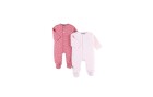noukie's noukies Pyjama jersey 2er Set, Pink + Rosa mit