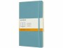 Moleskine Notizbuch Classic A5 Liniert, Hellblau, 192 Seiten