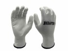 Krafter Arbeitshandschuh Polyester, XL, Weiss, 10 Paar, Grösse: XL