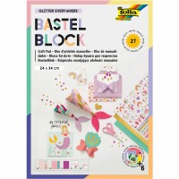 FOLIA     FOLIA Bastelblock Glitter 49102 Everywhere ink. Anleitung