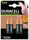 DURACELL  Recharge Ultra PreCharged - DX2400    AAA, 850 mAh, 1.2V     2 Stück