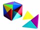 Trendform Haftmagnet Tangram Cube 24er Set, Mehrfarbig, Detailfarbe