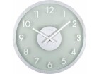 NeXtime Wanduhr Frosted Wood Ø 50 cm Weiss, Form