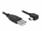 Bild 1 DeLock USB 2.0-Kabel USB A - Mini-USB B 0.5