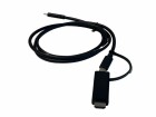 Yealink - Adapter cable - 24 pin USB-C male to HDMI male - 1.2 m