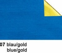 URSUS     URSUS Bastelfolie Alu 50x80cm 4442107 90g, blau/gold, Kein