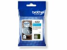 Brother Tinte LC-422C Cyan, Druckleistung Seiten: 550 ×, Toner/Tinte