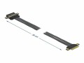DeLock PCI-E Riser Karte x4 zu x4 flexibel, 30