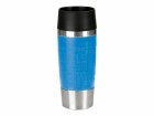 Emsa Thermobecher Travel Mug 360 ml, Hellblau, Material