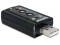 Bild 3 DeLock Soundkarte USB2.0, Virtual 7.1, 24Bit/96Khz 3.5 mm In/Out